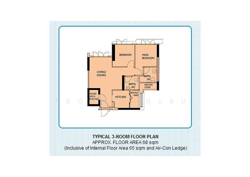 194B Bukit Batok West Avenue 6, 194B Bukit Batok West Avenue 6, Dairy Farm / Bukit Panjang / Choa Chu Kang, 2 Bedrooms, 732 sqft, HDB Flat For Rent, by Jerry Lee, 60125207 - 2D - PropertyGuru.com.sg