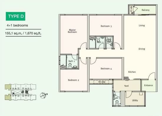 Glomac Centro Service Apartment - Floor Plan - iProperty.com.my
