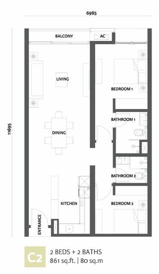 Chancery Ampang – Hybrid SOHO - Floor Plan - iProperty.com.my