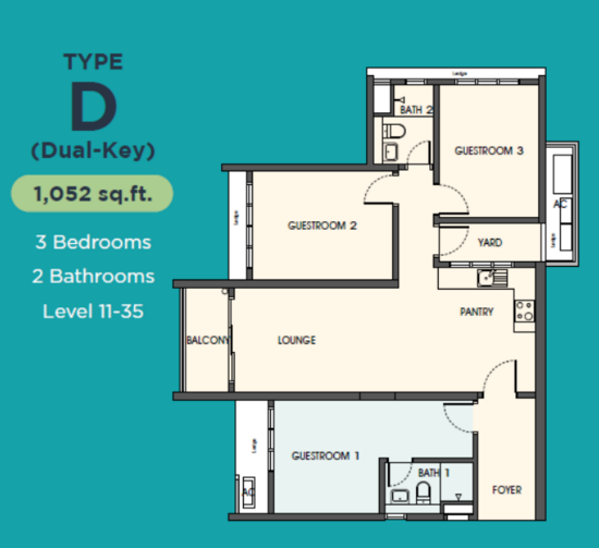 LikasVue - Floor Plan - iProperty.com.my