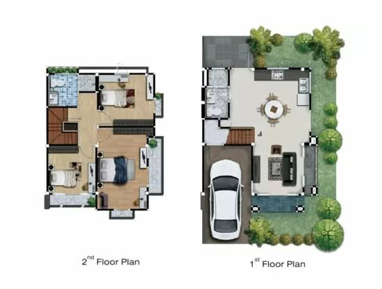 Baan Pieamsuk Tuscany Pattanakarn44 - Floor Plan