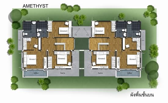 Kunalai Proud Baan Kluay-Sai Noi - Floor Plan