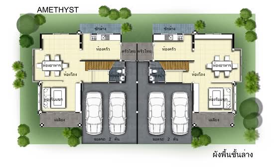 Kunalai Proud Baan Kluay-Sai Noi - Floor Plan