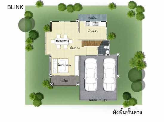 Kunalai Proud Baan Kluay-Sai Noi - Floor Plan
