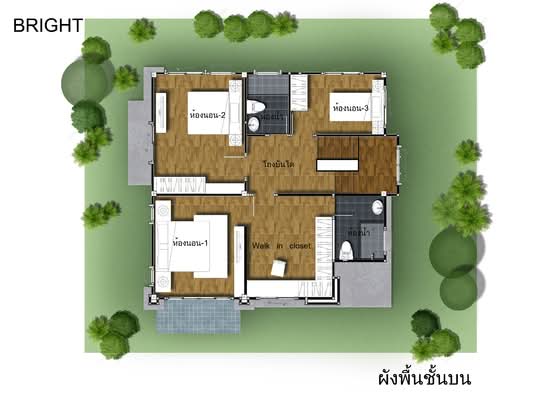 Kunalai Proud Baan Kluay-Sai Noi - Floor Plan