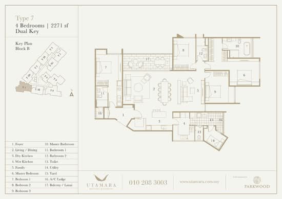 Utamara Boutique Residences - Floor Plan - iProperty.com.my