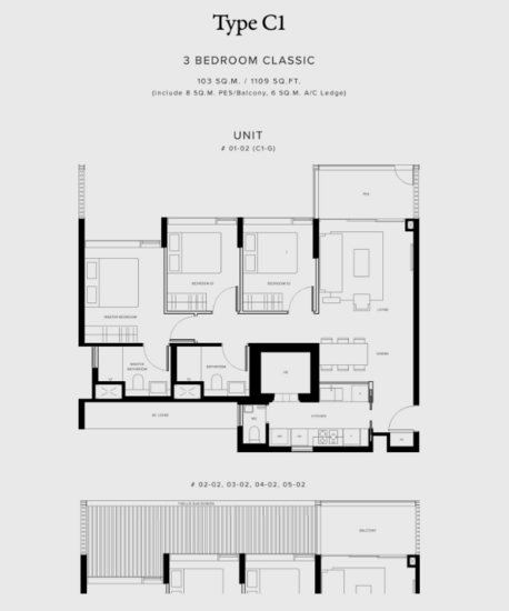 Jervois Prive - Floor Plan