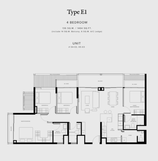Jervois Prive - Floor Plan