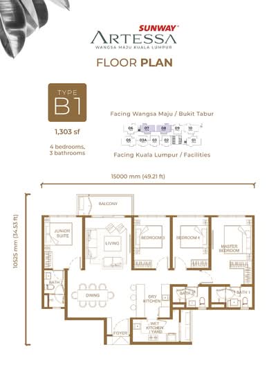 Sunway Artessa - Floor Plan