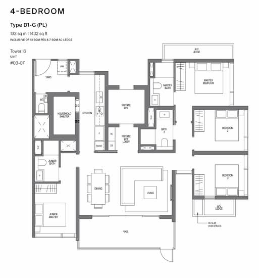Midtown Modern - Floor Plan