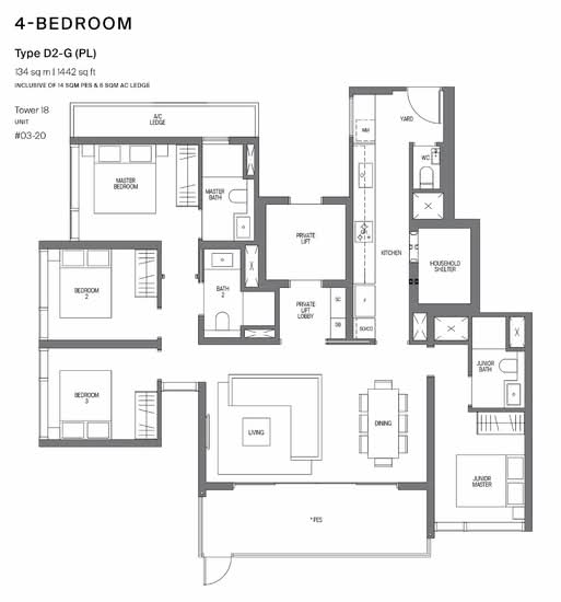 Midtown Modern - Floor Plan