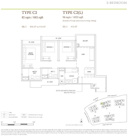 The Botany at Dairy Farm - Floor Plan