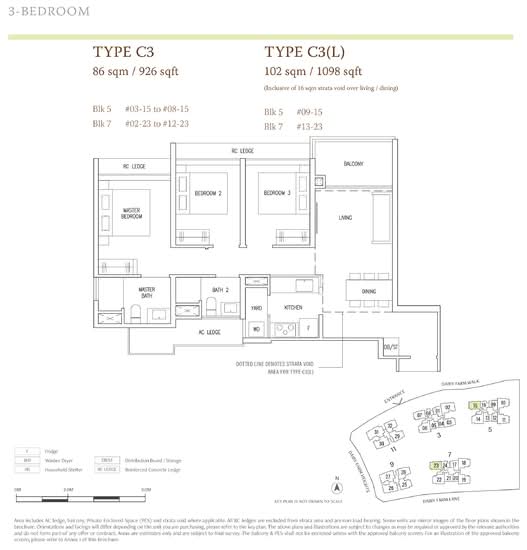The Botany at Dairy Farm - Floor Plan
