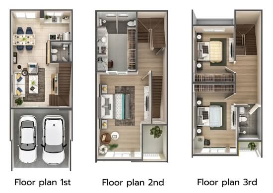 Blessity Park Srinakarin-Theparak : เบล็สซิตี้ พาร์ค ศรีนครินทร์-เทพารักษ์ - Floor Plan