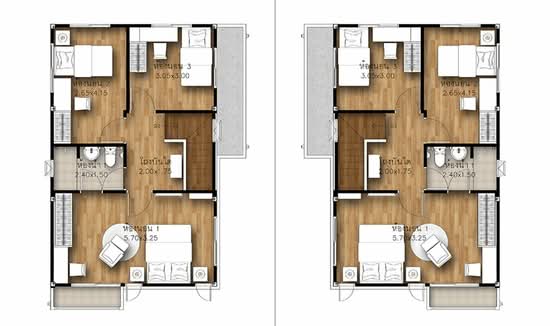 Supalai Garden Ville Rangsit-Klong 2 : ศุภาลัย การ์เด้นวิลล์ รังสิต-คลอง 2  - Floor Plan