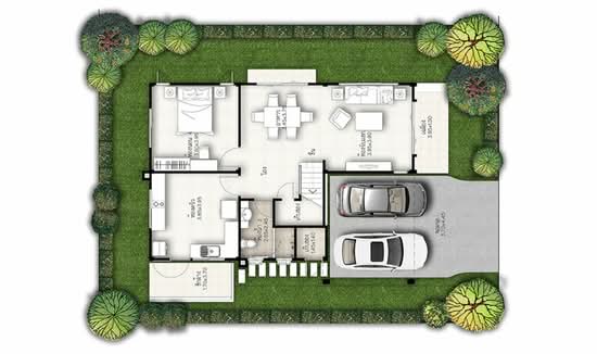 Supalai Garden Ville Rangsit-Klong 2 : ศุภาลัย การ์เด้นวิลล์ รังสิต-คลอง 2  - Floor Plan