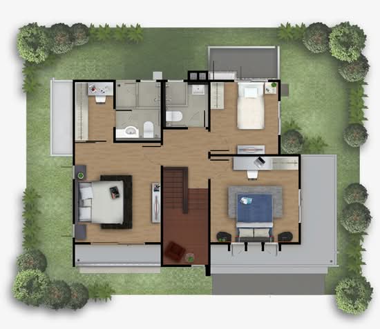 Habitia Watcharapol : ฮาบิเทีย วัชรพล - Floor Plan