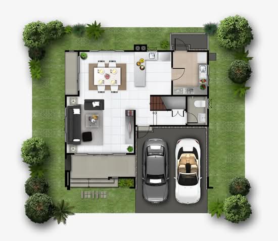 Habitia Watcharapol : ฮาบิเทีย วัชรพล - Floor Plan