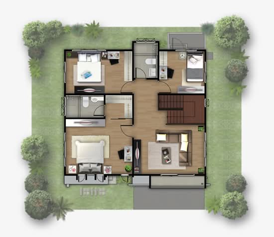 Habitia Watcharapol : ฮาบิเทีย วัชรพล - Floor Plan