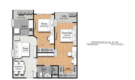 Supalai Monte at Viang : ศุภาลัย มอนเต้ แอท เวียง - Floor Plan