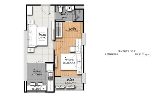 Supalai Monte at Viang : ศุภาลัย มอนเต้ แอท เวียง - Floor Plan