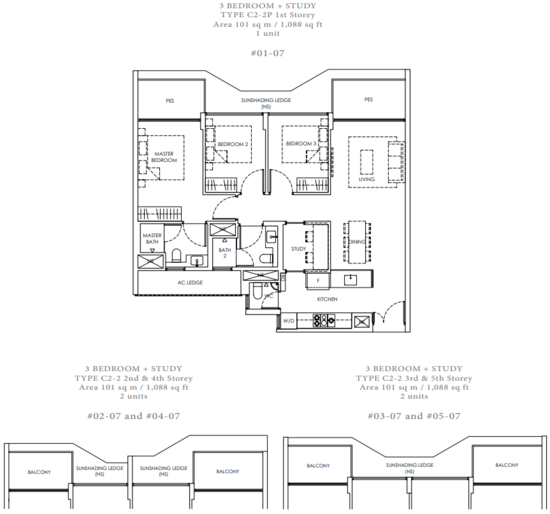 Peak Residence - Floor Plan