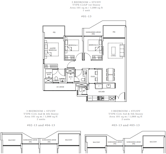 Peak Residence - Floor Plan