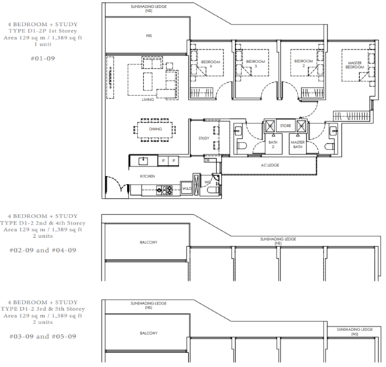 Peak Residence - Floor Plan