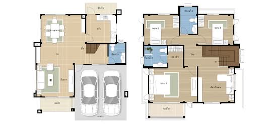 Tarafahsai 3 : ธาราฟ้าใส 3 - Floor Plan