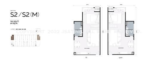 J.Satine SOHO - Floor Plan - iProperty.com.my