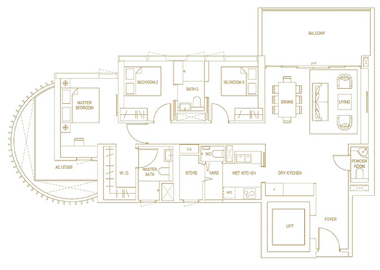Klimt Cairnhill - Floor Plan