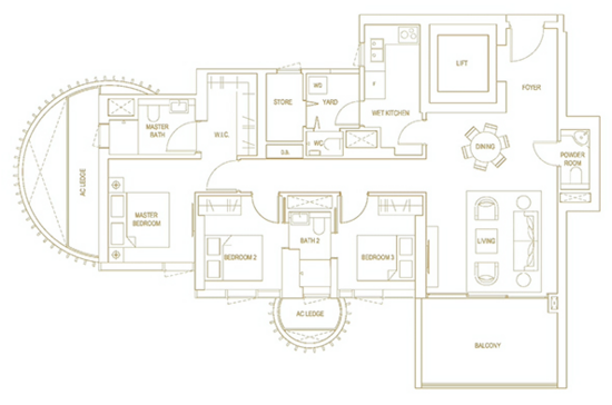Klimt Cairnhill - Floor Plan