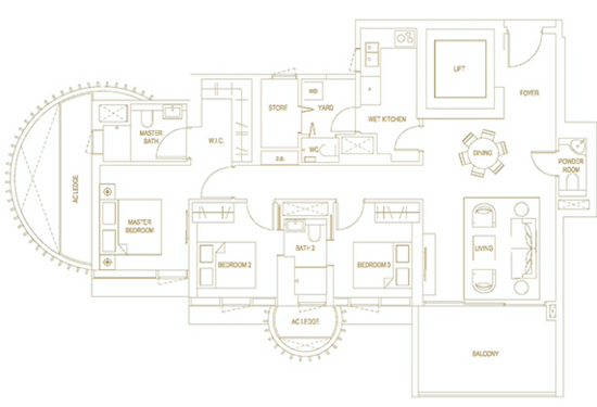 Klimt Cairnhill - Floor Plan