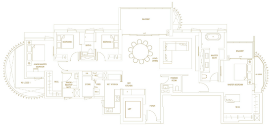 Klimt Cairnhill - Floor Plan