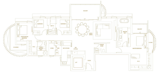 Klimt Cairnhill - Floor Plan