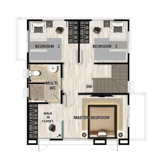 Perfect Park Rama 5 – Bangyai : เพอร์เฟค พาร์ค พระราม 5 – บางใหญ่ - Floor Plan