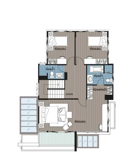 Aqua Divina Ramkhamhaeng 94 - Floor Plan