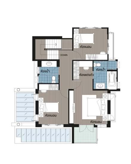 Aqua Divina Ramkhamhaeng 94 - Floor Plan
