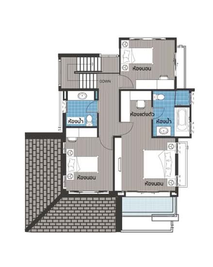 Aqua Divina Ramkhamhaeng 94 - Floor Plan