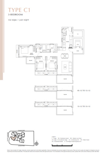 One Bernam - Floor Plan