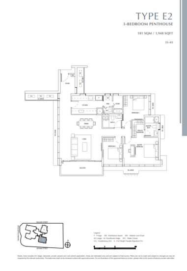 One Bernam - Floor Plan