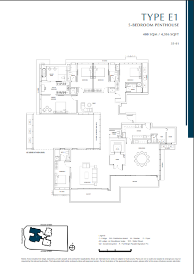 One Bernam - Floor Plan