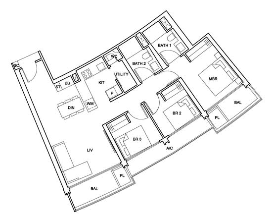 One Pearl Bank - Floor Plan