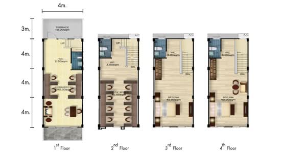 Suvarnabhumi Town @ Hua Takhe : สุวรรณภูมิทาวน์ @ หัวตะเข้ - Floor Plan