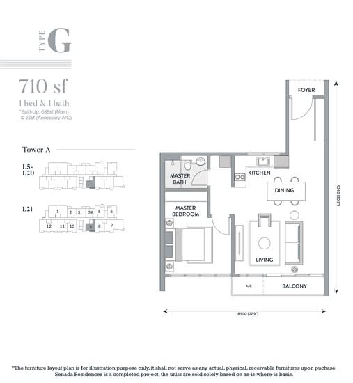Senada Residence @ KLGCC Resort - Floor Plan - iProperty.com.my