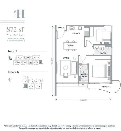 Senada Residence @ KLGCC Resort - Floor Plan - iProperty.com.my