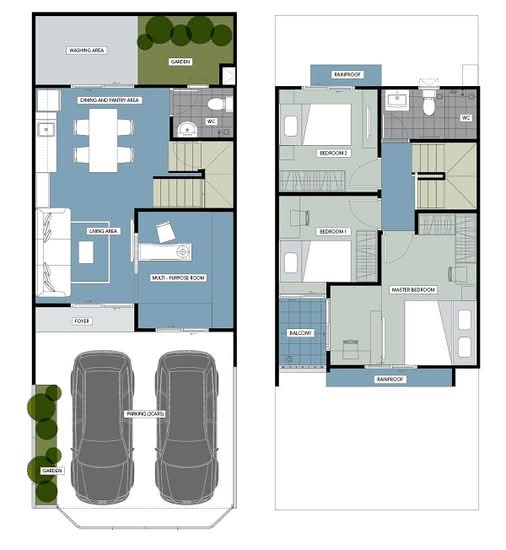 The Colors Rangsit-Klong 4 : เดอะ คัลเลอร์ส รังสิต-คลอง 4 - Floor Plan