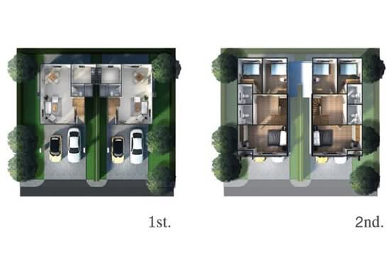 Maneerin Privacy Sriracha : หมู่บ้านมณีรินทร์ ไพรเวซี่ ศรีราชา - Floor Plan