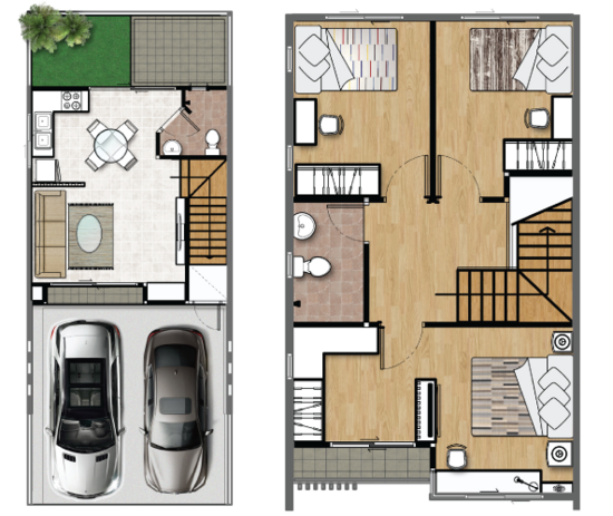 Baan Lapawan 23 - Floor Plan