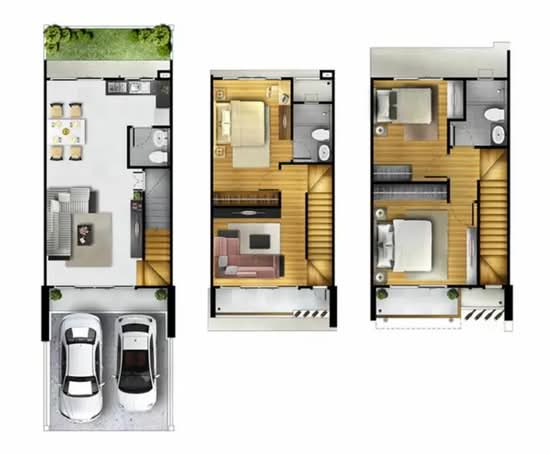 Town Avenue Rama 2 Soi 30 - Floor Plan